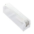 thumbnail image 1 of Pencil Case Pencil Bag Big Capacity, Portable Pen Case Office Stationery Makeup Bag, Translucent Pencil Pouch Durable Lightweight Versatile Stationary Case Holder, 1Pc, Multicolor(White,8x2.3x2.5"), 1 of 9