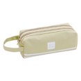 thumbnail image 1 of Pencil Case Pencil Bag Double Layer Large Capacity Portable Cloth Stationery Organizer with Handle Double Zipper for University College Office Home Travel Makeup Pouch Practical Gift for Students, 1 of 8