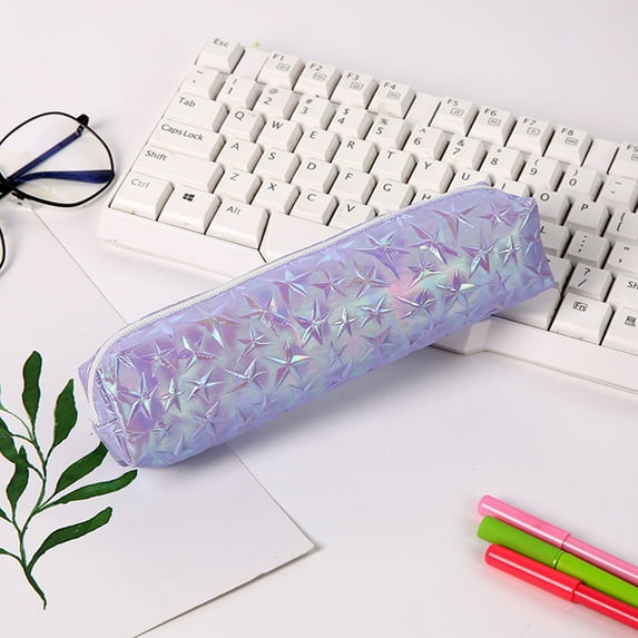 Pencil Case Pencil Bag with Zipper Capacity Wear Resistant Exquisite Pattern Bright Colored Pen Pouch Stationery Container High-quality Pencil Case