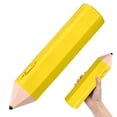 thumbnail image 1 of Pencil Case,Portable Silicone Pencil Shaped Pouch,Waterproof Cute Novelty Pencil Bag,8.6x1.3 Inch Zipper Funny Pen Pouches,Large Capacity Pencil Organizer for Office Supplies,Daily Use, 1 of 4
