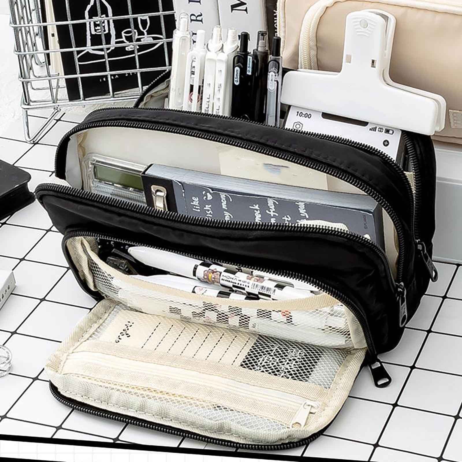 Pencil Case Pouch Cute Pencil Bags,Adult Pencil Case Cute Pencil Pouch,Pencil Cases Pen Pouches for Women for Home Office Schoolsupplies(1PC)