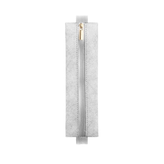 Pencil Case, Small Canvas Zipper Pouch, Slim Pen Pouch, Portable Stationery Bag, Durable Fabric Pencil Holder for Office, Home and Travel Use