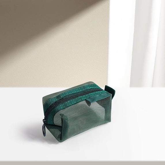 Pencil Case Small Three-dimensional Transparent Mesh Storage Bag Multifunctional Portable Storage Suitable For Cosmetics Jewelry Stationery And Travel Supplies Lightweigh