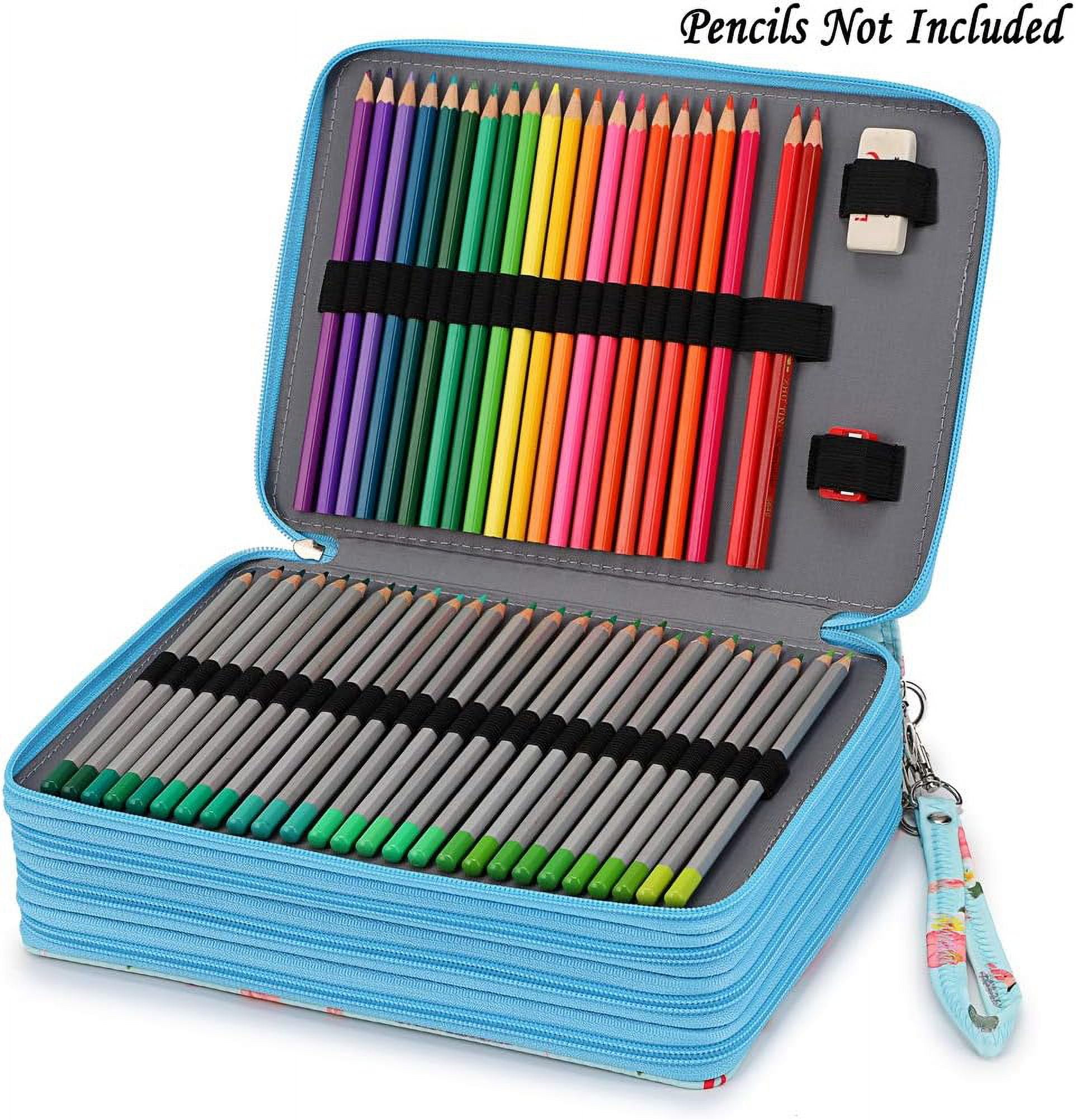Pencil Case Storage Box, Can Store Colored Pencils, Gel Pens, Marker Pens, Brushes, Craft Supplies