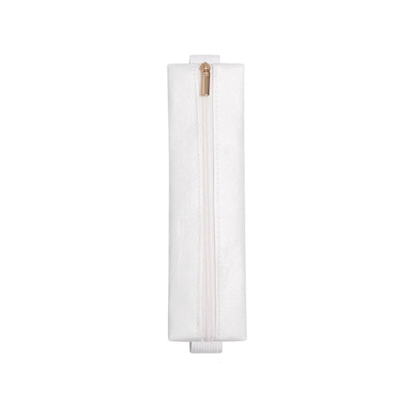 Pencil Case Zip Up Portable Elastic Fastened Storage for Pens Notebooks Study Office Commuting