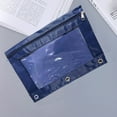 thumbnail image 1 of Pencil Case Zipper Pouch | Transparent PVC Storage Bag | 3-Hole Binder Compatible | Large Capacity | Detachable Folder | Double Compartment | 25 x 18 cm | Metal Zipper | Stationery Organizer, 1 of 5
