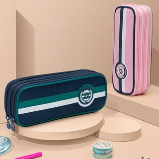 ZIPIT Half & Half Pencil Case for Adults and Teens, Large Capacity Pencil  Pouch, Mint 