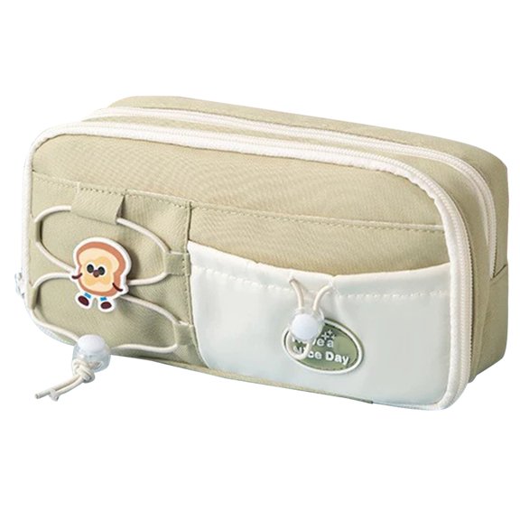 Pencil Case with Zipper Closure, Stylish Pen Bag for S and Adult, 9X5In