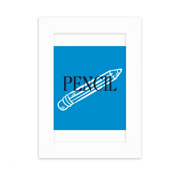 Pencil Course Writing Classroom Students Desktop Photo Frame Picture Display Decoration Art Painting