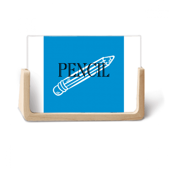 Pencil Course Writing Classroom Students Photo Wooden Photo Frame Tabletop Display