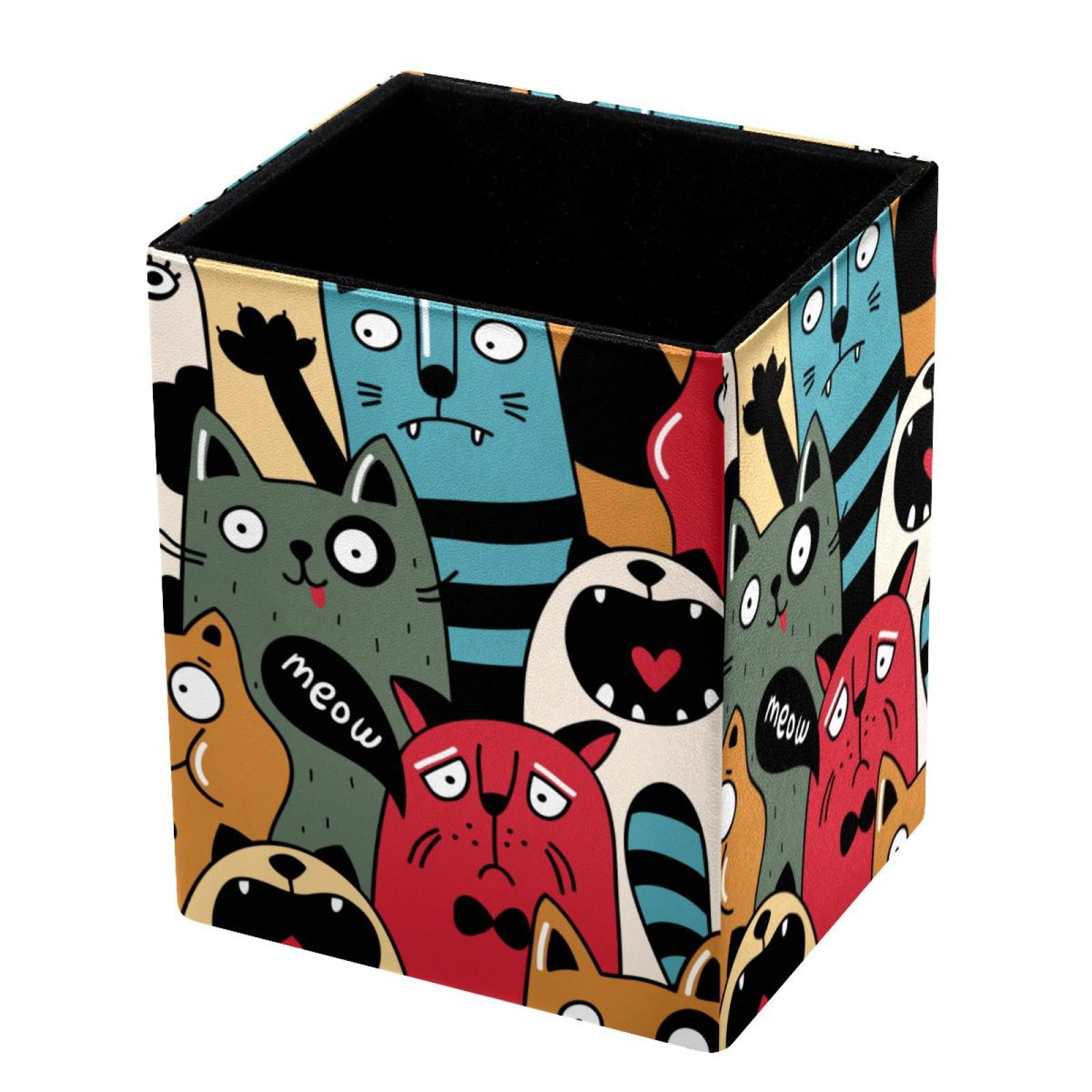 Pencil Cup Holder Desk Organizer, Pencil Holders for Desk, Makeup Brush