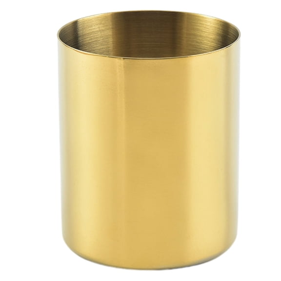 Pencil Cup Holder, Table Organizer, Gold Pen Jar, Pen Holder, Container, Desk Organizer-golden