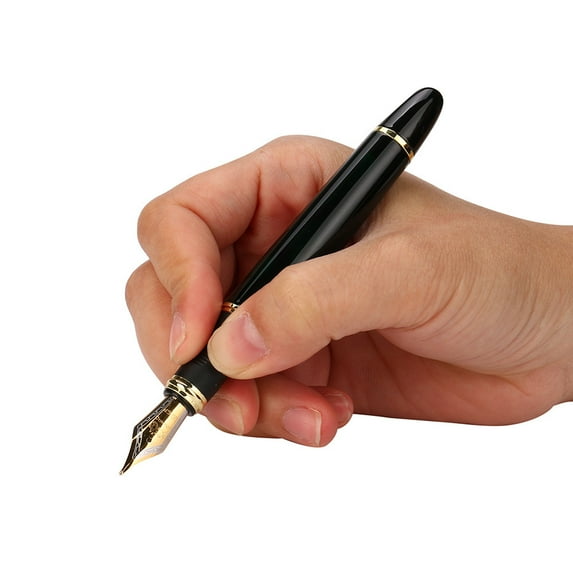 Pencil Curler Clearance! Fengga Jinhao/Jinhao X450 Series Fountain Pen Black Matte Frosted Deluxe Black Jinhao X450 Fountain Pen 0.5Mm Extra Fine Nib Pen, 1X Jinhao Fountain Pen Black