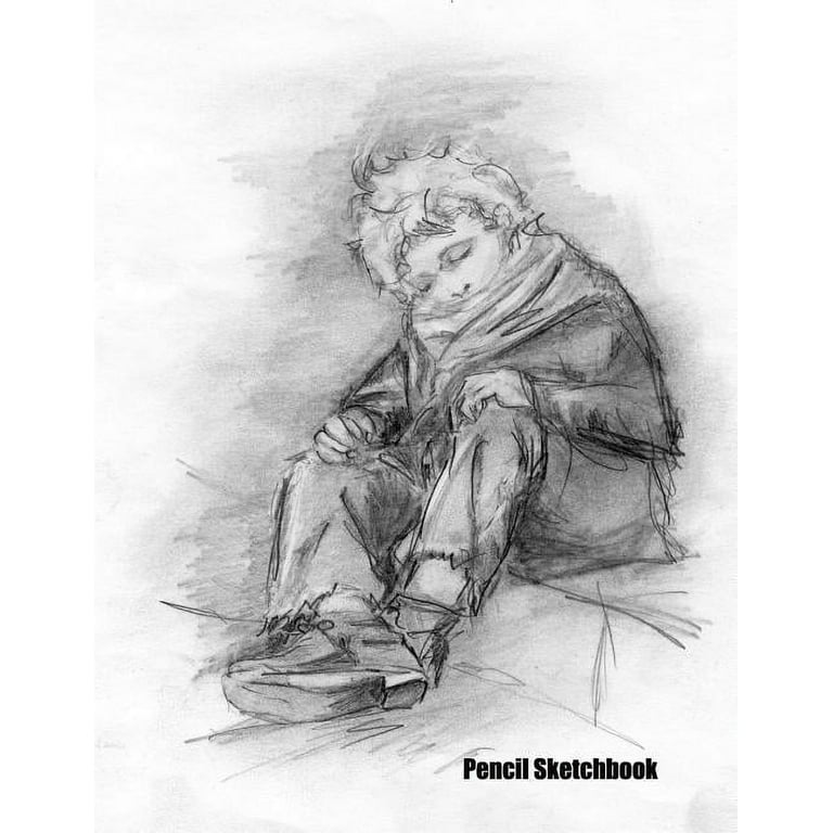 Pencil Sketchbook: A Pencil Sketchbook for Pencil Sketching, Pencil Portraits, Free Drawing, Sketch Art and Pencil Art: with Over 100 High Quality Sheets of Large Sized (8. 5 Inch by 11. 0 Inch) Drawing Paper