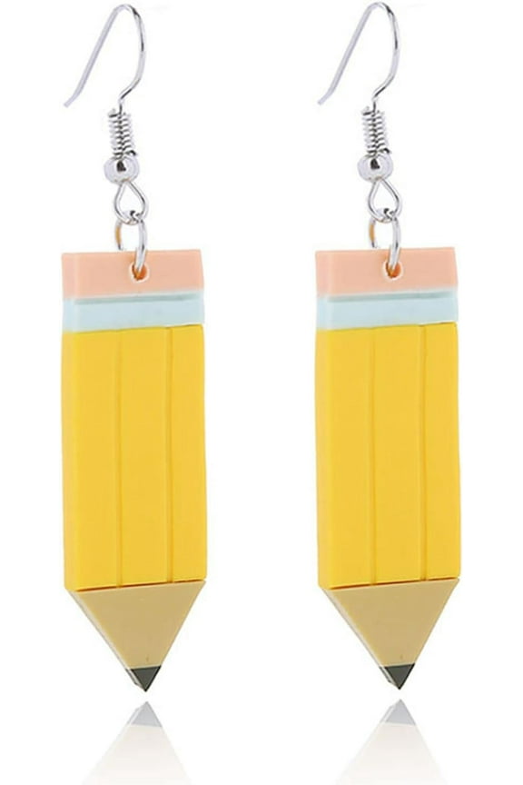 Pencil Earrings - Handmade Polymer Clay Back to School Teacher Earrings