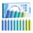 thumbnail image 1 of Pencil Erasers, Hexagonal Color Rubber Erasers, Art Erasers for Drawing, Sketching, Writing, Soft, High-Elasticity, Clean & Smudge-Free, for Students, Artists, Office, 10 Pcs, Blue, 1 of 9