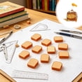 thumbnail image 1 of Pencil Erasers Minimal Debris Eraser Office Supplies 2B Eraser Push-Pull Rubber Eraser 1.4x1in Brown for Home Office College Brown by Xuniizn, 1 of 6
