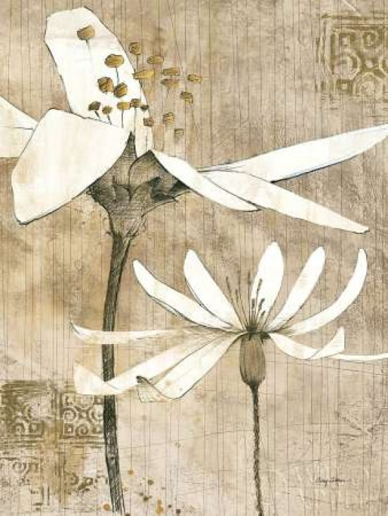 Pencil Floral II Canvas Art - Avery Tillmon (18 x 24)