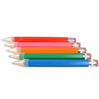 Mr Pen- Jumbo Pencils, 10 Pencils and 1 Sharpener, Big Pencil, Fat Pencils, Jumbo Pencils for Preschoolers, Fat Pencils for Kindergarten, Thick