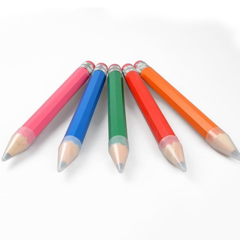 Pencil Giant Large Drawing Writing Pencils Paintingbig Wood Wooden Red