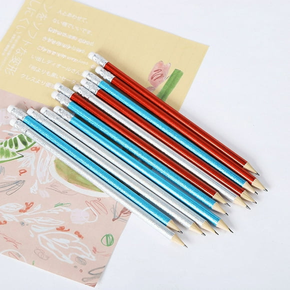 Pencil Gold Pencil Sparkling Colored Lead HB Student Pencil Can Design Student Pencil