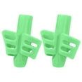 thumbnail image 1 of Pencil Grip with Ergonomic Writing Aid, For Right or Left Handed Users, Pencil Gripper Pencil Holder Posture Correction Training Tools, Handwriting Practice Tool for Beginners, 1Pair(Green,1.9x0.3"), 1 of 5