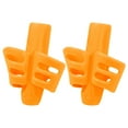 thumbnail image 1 of Pencil Grip with Ergonomic Writing Aid, For Right or Left Handed Users, Pencil Gripper Pencil Holder Posture Correction Training Tools, Handwriting Practice Tool for Beginners, 1Pair(Orange,1.9x0.3"), 1 of 5