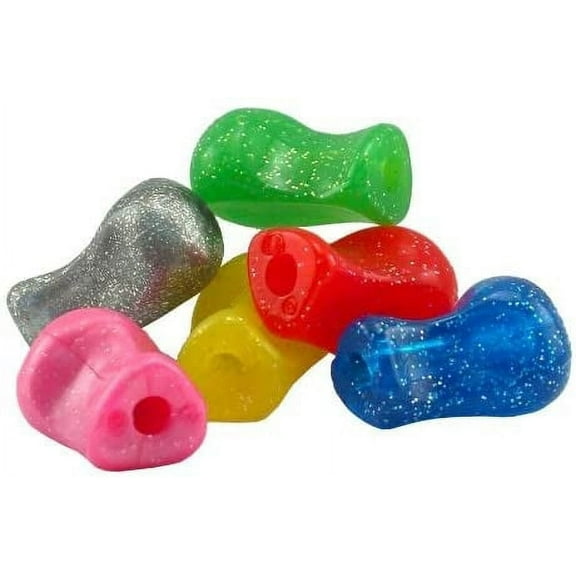 The Pencil Grip Glitter Pencil Grippers 72 Pcs, Pencil Grips for Handwriting, Ergonomic Pen Grip for Righties & Lefties, Pencil Holder for All Ages, Writing Tool with Cushion