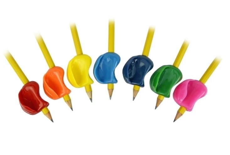The Pencil Grip Crossover Ergonomic Grippers, 50 Count, Assorted ...