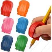 The Pencil Grip Crossover Ergonomic Grippers, 6 Count, Assorted Classic Colors, for Right- or Left-Handed Users, Improves Handwriting