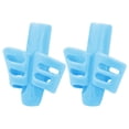 thumbnail image 1 of Pencil Gripper Handwriting Aid Tools for Beginners,Pencil Holder for Preschooler 2-4 Years Learning To Write for Training Pen Holding Posture Correction Tools,Pencil Holder,Grippers(2 Pack,Blue), 1 of 4