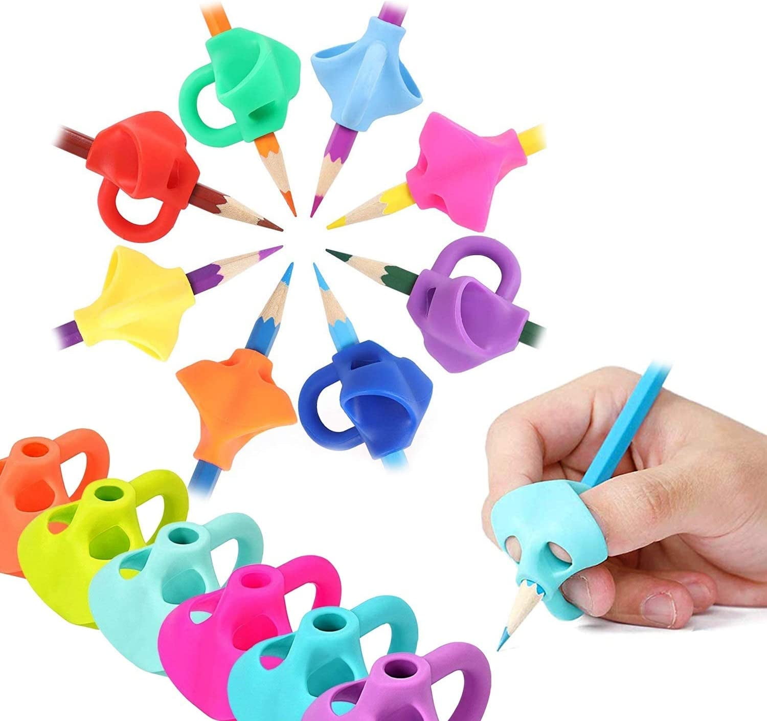 Pencil Grips Handwriting Trainers for Kids Aid Grip Posture