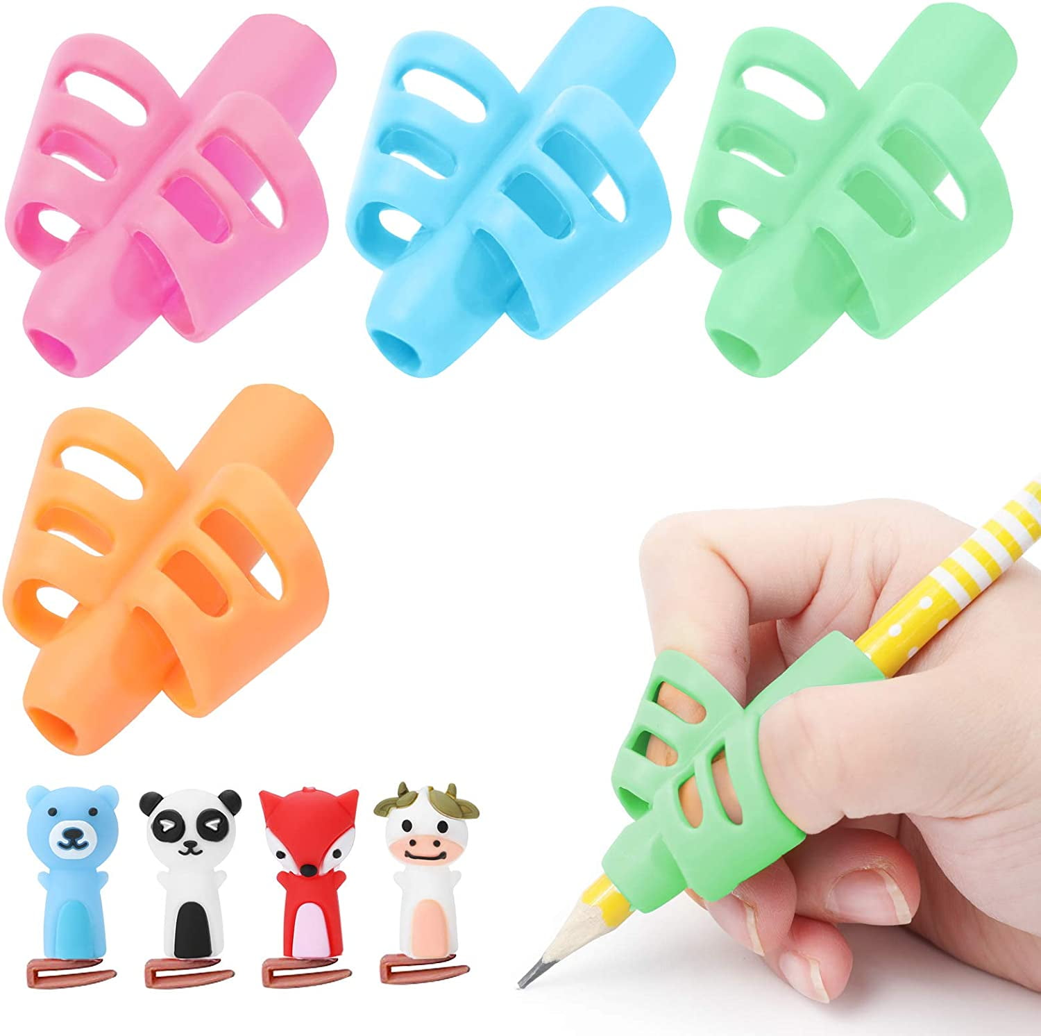 Pencil Grips for Kids Handwriting, Pencil Grips for Toddlers 24 Years, Pen Grips Trainer for