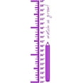 thumbnail image 1 of Pencil Growth Chart Picture Art - Kids Bed Room - Peel & Stick Sticker - Vinyl Wall Decal, 1 of 2