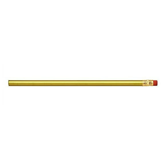 Pencil Guy Blank Round Pencils Gold 144 to a box