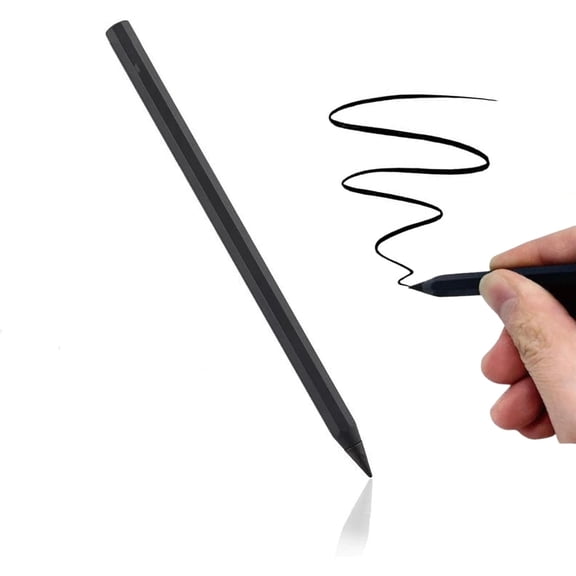 Pencil, Metal Alloy Writing Instrument, Forever Pencil, Reusable with 12 Colors Replaceable Nib, Ideal for Writing & Drawing (Red)