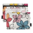 thumbnail image 2 of 3 Hole Pencil Pouch For Binder 2 Pack Purple Tulip Pencil Pouches - Clear Window 3-Ring Binder Pencil Cases For School Student Organization Supplies 2 of 11