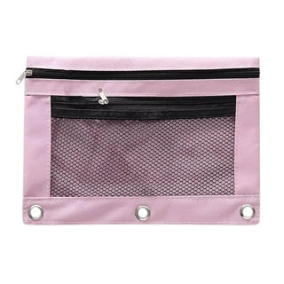 Staples 3-Ring Pencil Pouch Black (24220) 472597 