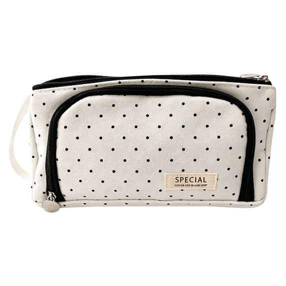Pencil Pouch Classroom Essentials Aesthetic Pen Case Teacher Must Haves Cute Aesthetic Design Compact Makeup Pouch High Capacity Bag