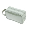 thumbnail image 1 of Pencil Pouch Pen Case Stationery Bag with Clear Insert for Teens College Students (Mint Green), 1 of 8