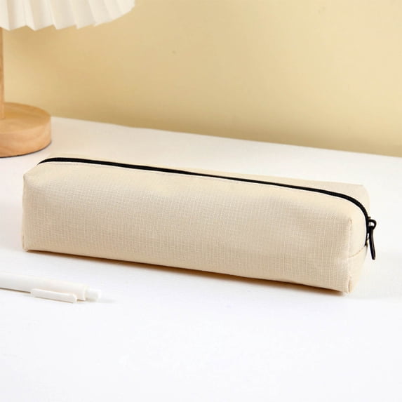 Pencil Pouch, Students Simples Oxfords Cloth Pencil Bag Large Capacity Pencil Bag Wholesale Compact Opening Season Stationery Bag