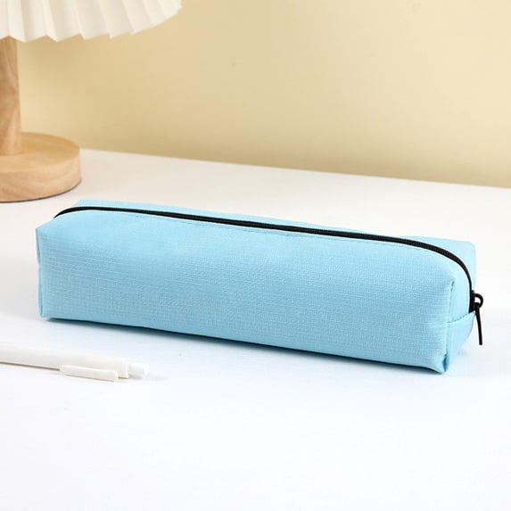 Pencil Pouch, Students Simples Oxfords Cloth Pencil Bag Large Capacity Pencil Bag Wholesale Compact Opening Season Stationery Bag