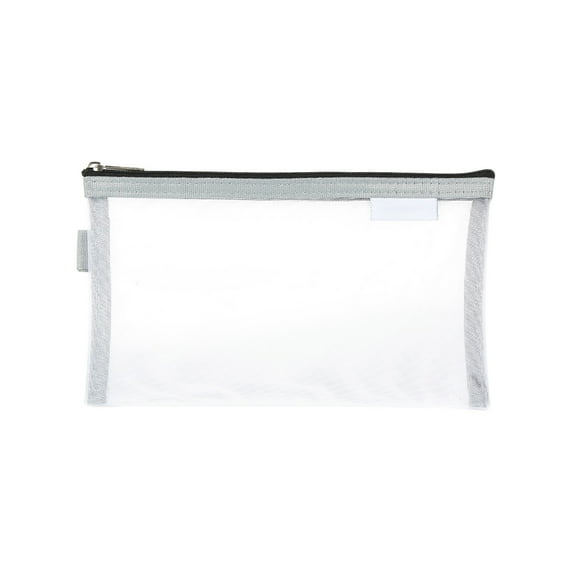 Pencil Pouch Transparent Stationery Pouch Pencil Bag with Zipper and Clear Window Large Capacity Pencil Case Stationery Box Small Cosmetic Bag Pen Case for Home Office College