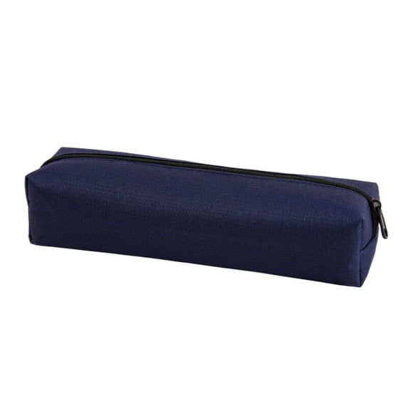 Pencil Pouch with Zipper, Large Pencil Case Bag, Canvas Pencil Bag for Pens and Writing Supplies, Portable Pen Case Organizer with Smooth Easy-Clean Surface, Lightweight Storage Pouch, 1 Pack