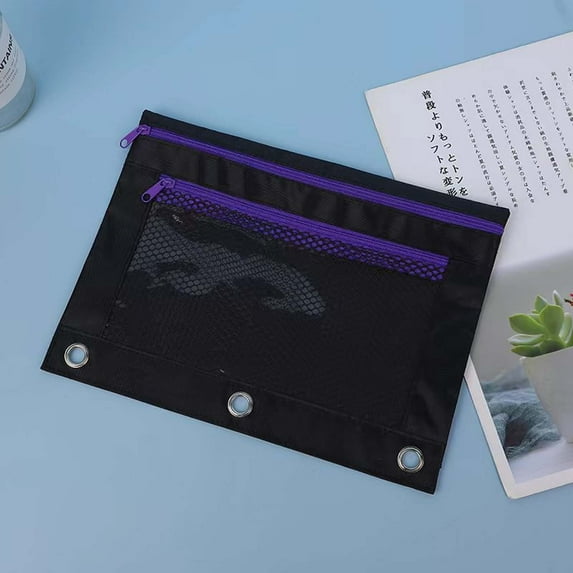 Pencil Pouch Zipper Pencil Pouches Case Binder Cosmetic Bag