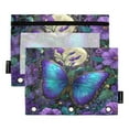 thumbnail image 1 of Pencil Pouch for 3 Ring Binder Binder Pencil Case One SizeX2 Giant Beautiful Swallowtail Butterfly, 1 of 6