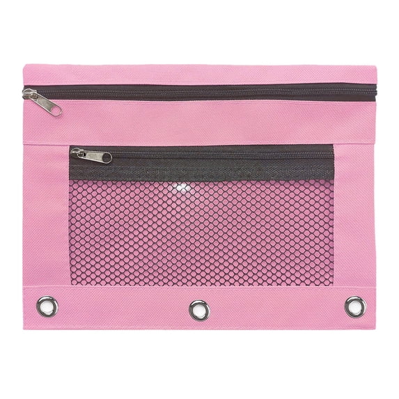 Pencil Pouch for 3 Ring Binder Pencil Pouches with Zipper | Pencil Pouches Pencil Bags for Classroom Pencil Box, Travel Cosmetic Bag