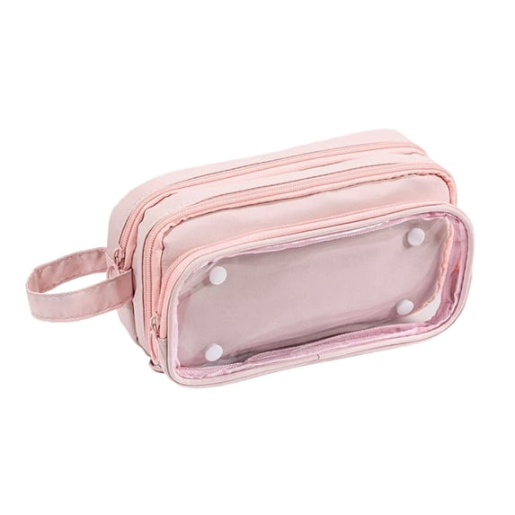 Pencil Pouch with Compartments, Ongmies Large Capacity Detachable Marker Organizer, Pen Pencil Case, Make Up Case