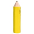 thumbnail image 1 of Pencil Shaped Case, Cute Pencil Shaped Storage Bag with Side Zipper, Soft and Durable Pen Case for study, Art Supplies, and Stationery Organizer, Fun Novelty Gift for Students, Yellow, 1 of 4