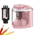 thumbnail image 1 of Pencil Sharpener Electric Pencil Sharpener,Blade to Quick Sharpen,Suitable for No.2/Office/Home (Pink), 1 of 7